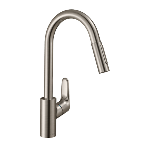 Смеситель для кухни Hansgrohe Focus 31815800 сталь матовая