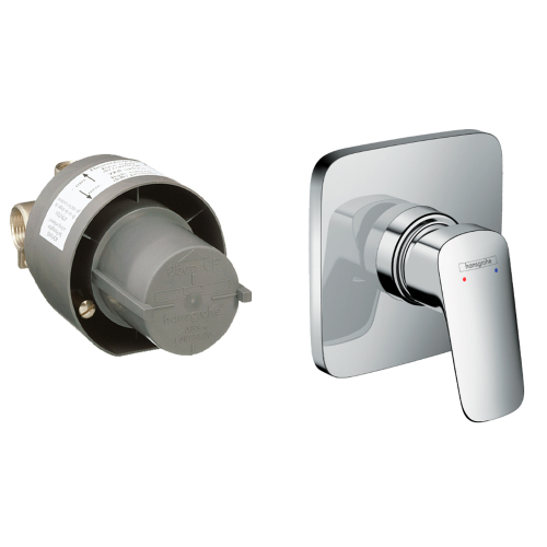 Смеситель для душа Hansgrohe Logis 71604000+13620180 хром