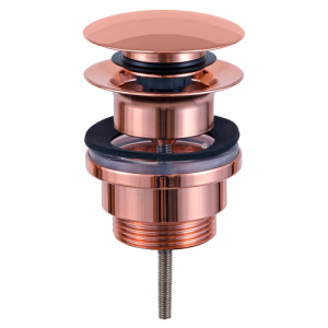 Донный клапан Remer 905CCR114RL розовое золото