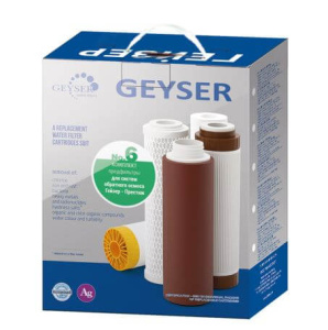 Комплект сменных картриджей Предфильтры №6 Гейзер 50010